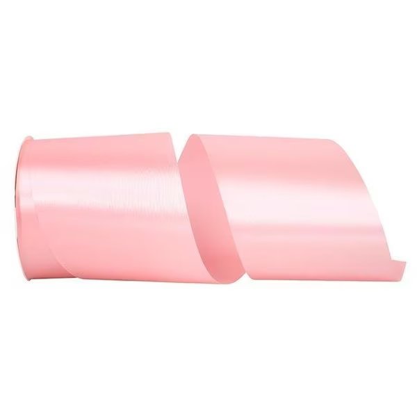 Reliant Ribbon 4700-061-10K 4 in. 50 Yards Single Face Satin Allure Ribbon; Pink, Reliant Ribbon, Mfr#: 4700-061-10K